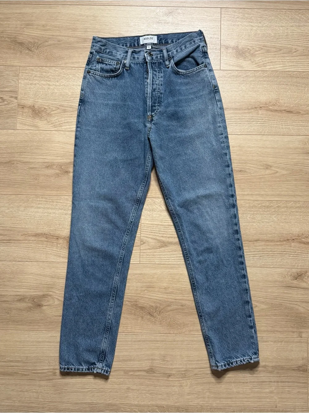Agolde x Revolve Fen High Rise Relaxed Taper Jean in Highway Size 24